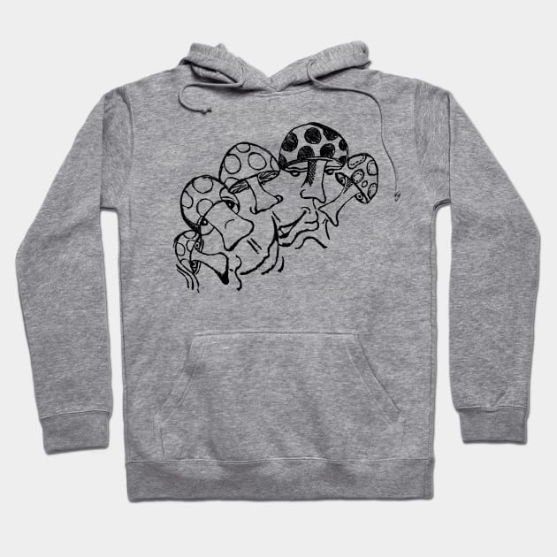 doodleflow shrooms Hoodie by ed100